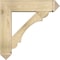 Ekena Millwork Olympic Arts and Crafts Rough Sawn Bracket w/ Offset Brace, Douglas Fir, 8"W x 32"D x 32"H BKT0806X32X32OLY03RDF - alternate 4